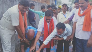 Photo of मस्तूरी विधायक डॉक्टर बांधी ने ग्राम पंचायत मुड़पार में किया निर्माण कार्य का भूमि पूजन