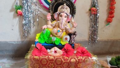 Photo of सेंट जेवियर्स हाई स्कूल कोटा में विराजे गणपति  जी।