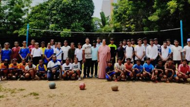 Photo of संभाग स्तरीय फूटवॉली में बिलासपुर ओवरऑल विजेता।