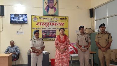 Photo of नवमी के अवसर पे मातृ छाया बच्चों को वरिष्ठ पुलिस अधीक्षक ने कराया कन्या भोज।