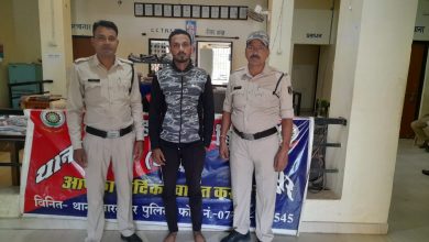 Photo of ग्रामीण बैंक से फर्जी दस्तावेज से लोन लेकर ठगी करने वाला फरार आरोपी गिरफ्तार ।