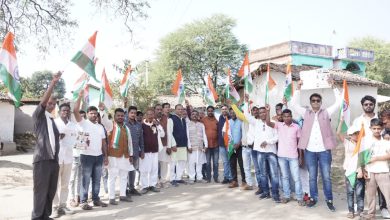 Photo of बेलगहना ब्लॉक में शुभारंभ हुआ ,हाथ से हाथ जोड़ो अभियान पद यात्रा।