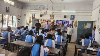 Photo of निजात कार्यक्रम अंतर्गत निबंध प्रतियोगिता संपन्न,  शासकीय कन्या उच्चतर माध्यमिक विद्यालय बेलगहना में एक निबंध प्रतियोगिता  की गई आयोजित ।