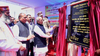 Photo of राज्यपाल ने रेडक्रॉस सोसायटी द्वारा सुसज्ज्ति जिला अस्पताल के तीन वार्डों का किया लोकार्पण।