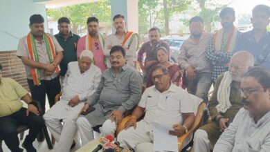 Photo of राहुल गांधी के संसद से सदस्यता भंग करने पर भड़के कांग्रेसियो ने की प्रेस वार्ता।