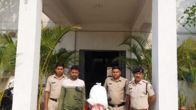 Photo of अर्तराजींय स्तर पर गांजा की तस्करी मोटर सायकल में 07 कि.ग्रा. गांजा 01 आरोपी गिरफ्तार , उडिसा से मध्य प्रदेश गांजा की तस्करी।