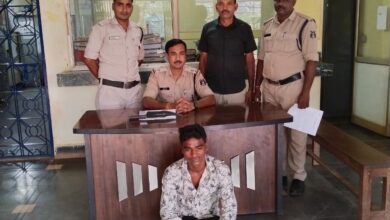 Photo of सार्वजनिक स्थान पर चाकू लहराते आरोपी को कोटा पुलिस ने किया गिरफ्तार, आरोपी के कब्जे से धारदार चाकू जप्त ।