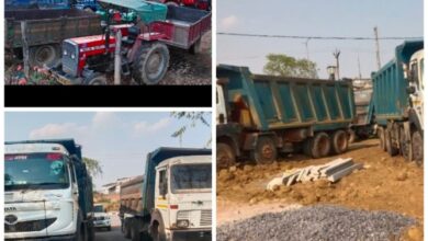 Photo of खनिजो के अवैध उतखनन व परिवहन पर 14 ट्रेक्टर ट्राली, 05 हाइवा व 01 पोकलेन मशीन व 01 जे सी बी मशीन जप्त।